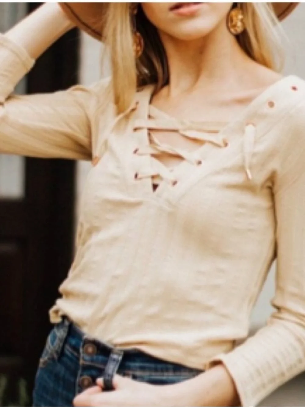 Free People ICE COLD TOP SIZE LARGE